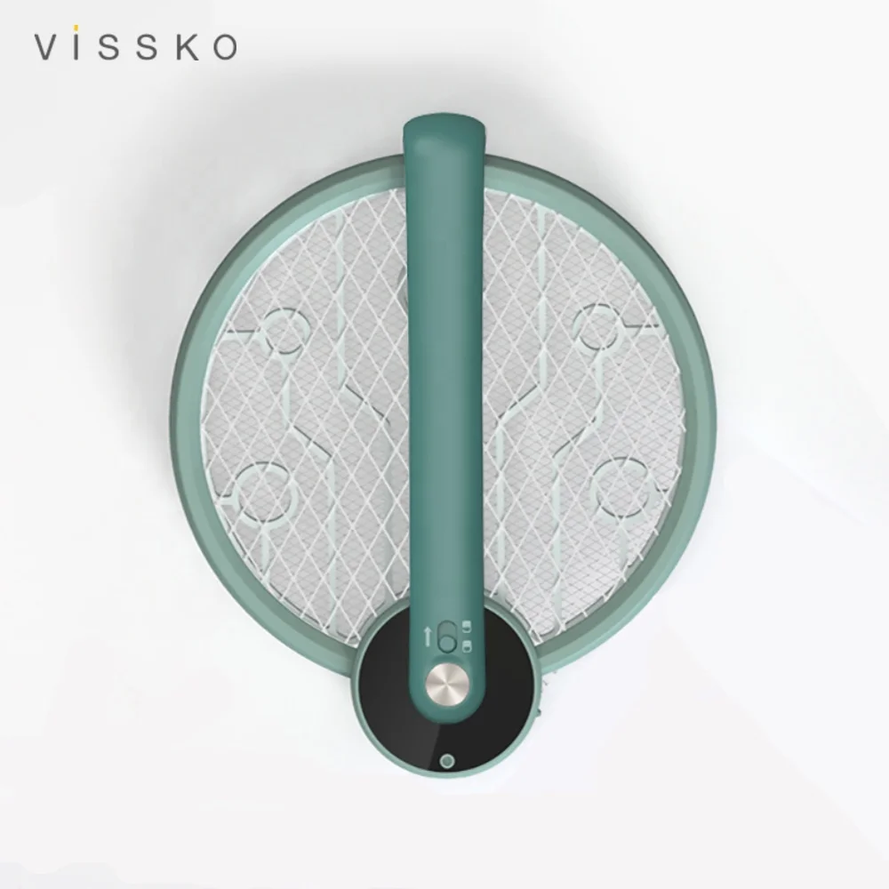 

Vissko Foldable mosquito trap lamp Rechargeable Electric mosquito swatter electric fly swatter