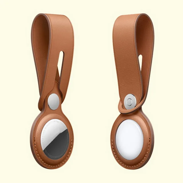 

Wholesale Leather Protective Cover Anti-los accessories case airtag key rings, Customized