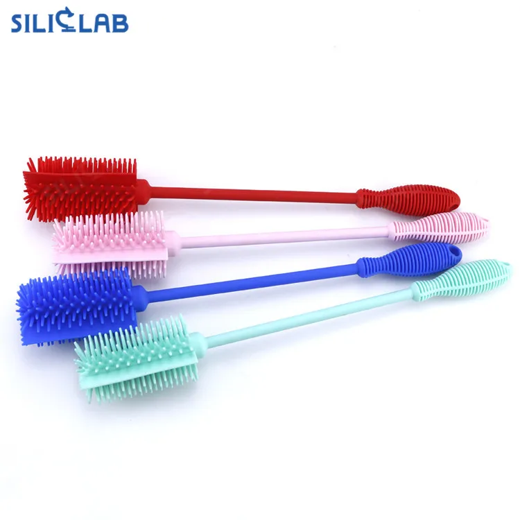 

Glass Water Pipes Cleaner Smoking Accessories Silicone Bong Brush, Mix