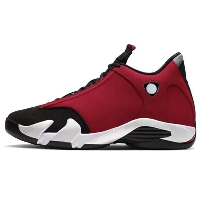 

14 Retro Gym Red men women sneakers fashion casual sports shoes basketball shoes, Picture shows