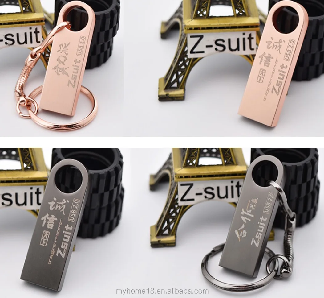 Cheap Custom Logo Metal 2.0 3.0 USB Flash Drives 8GB 16GB 32GB 64GB 128GB Micro USB Stick for Gift - ANKUX.COM