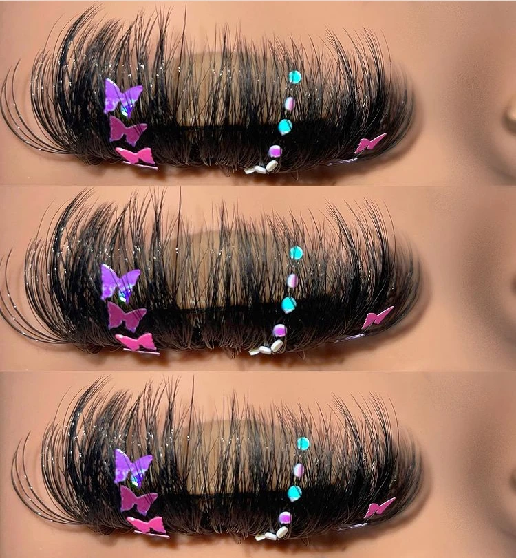 

Best Selling Full Strip new flower Lashes Wispy 25mm 3d Mink Eyelashes Fluffy 18mm Private Label Lashes3d Wholesale Vendor