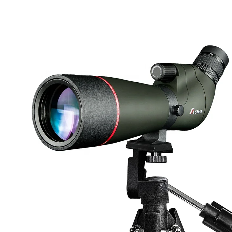 

Factory Price Long Range HD Spotting Scope With Case For Bird Watching Hunting Monocular Zoom Focus With Tripod Portable, Green