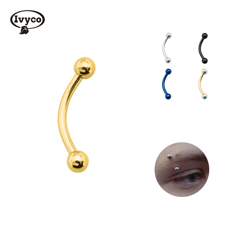 

316L belly pircing Medical Titanium Steel Piercing Jewelry 16ga exaggerated big barbell stud nose ring