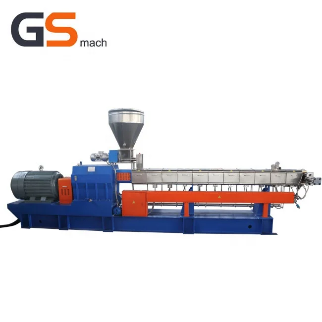 
Corn starch Biodegradable Plastic Granles Pellets Twin Screw Extruder Making Machinery 