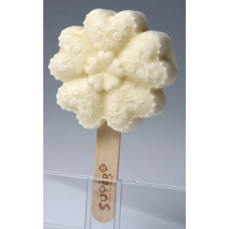 pineapple flavored ice cream with individual colors