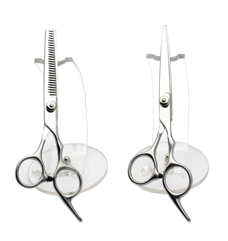 

JDK Stainless Steel professional Hair beard Scissors, Silver
