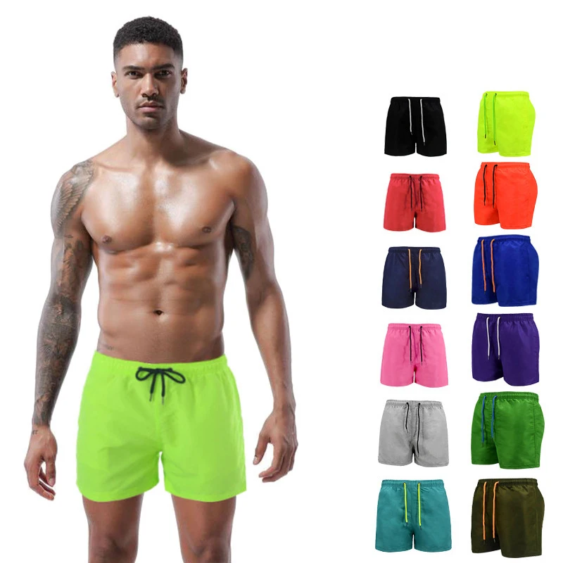 

Wholesale Summer Custom Quick Dry Board Sports Trunks Running Beach Shorts Polyester Swimwear Shorts