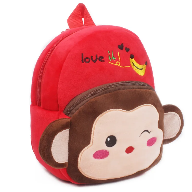 

Wholesale Elementary School Backpack Baby Cartoon Bag Soft Plush Baby Backpack