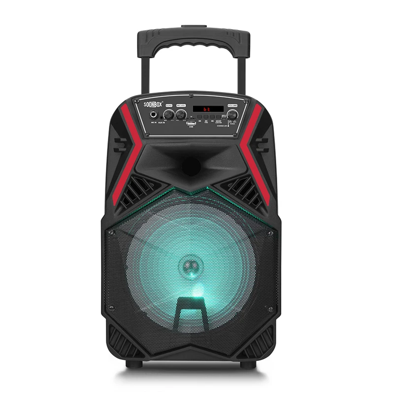

Black loudspeaker 15 W Portable Column Subwoofer Soundbar Bass Stereo Speaker Outdoor speaker garden waterproof