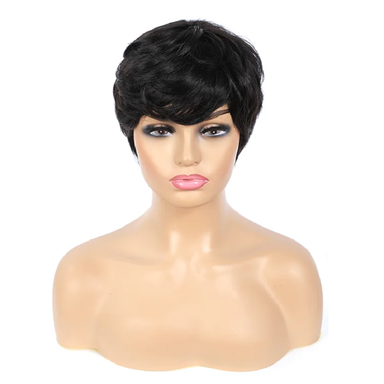 

Small Curly Wig 100% human hair short wigs