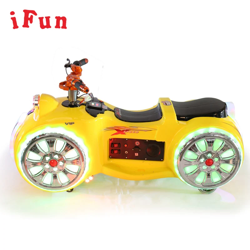 

Amusement Park Kiddie Rides Commercial Anti-Collision Kids Motorbike Game Machine Mini Prince Motorcycle for Sale, Red&black