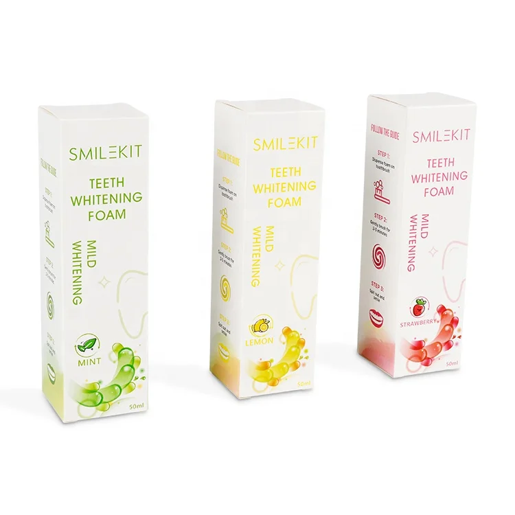 

Manufacturer OEM Brands Wholesale Teeth Whitening Foam Toothpaste