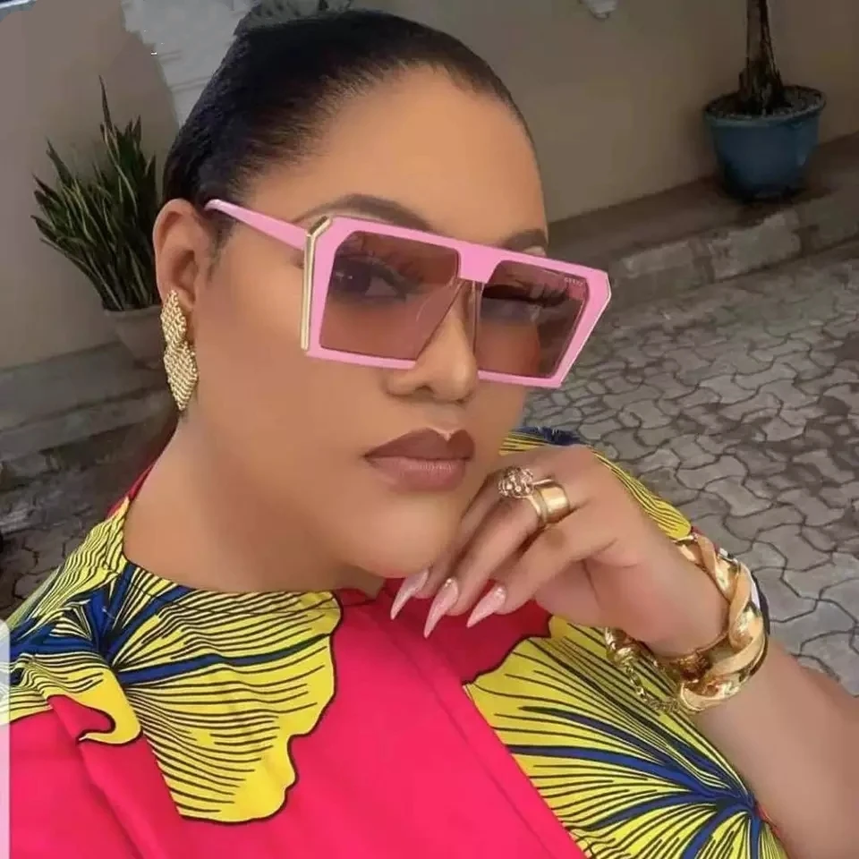 

Gradient Square Sunglasses Women Trend Brand Designer Gradient Vintage Sunglasses Men Fashion Square Sunglasses Oculos De Sol, Multi-colored