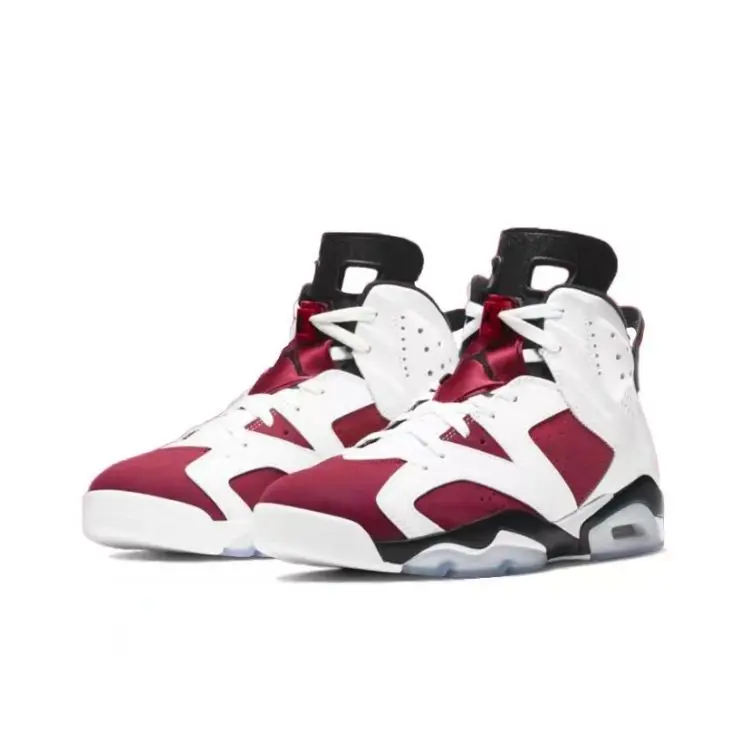 

Best Quality Wholesale Cheap Brand Air jordan 6 High Quality "carmine"sport Shoes Aj6 Basketball Nike Running Sneaker