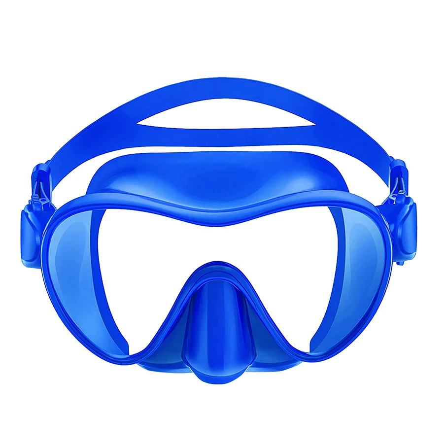 

Wholesale Diving Scuba with Silicone Skirt and Strap HD Tempered Glass Adult Scuba Low Volume Diving Mask, Customized color supported