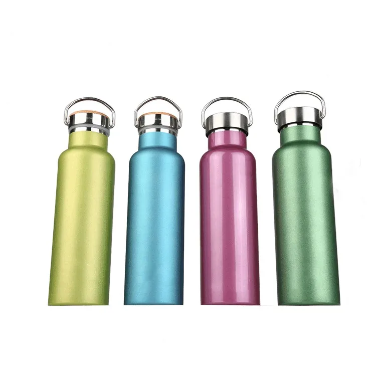 

2020 New Custom LOGO Double Wall Stainless Steel Water bottle Vacuum Flask with Carabiner