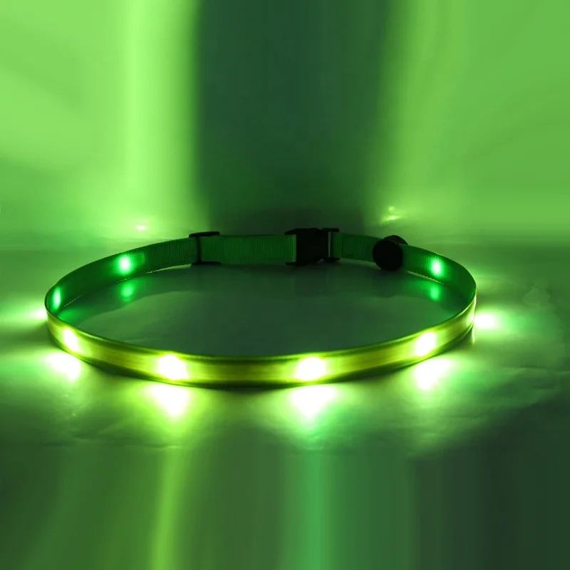 

Usb LED Strip Flashing Reflective Waist Belts For Sports Safety