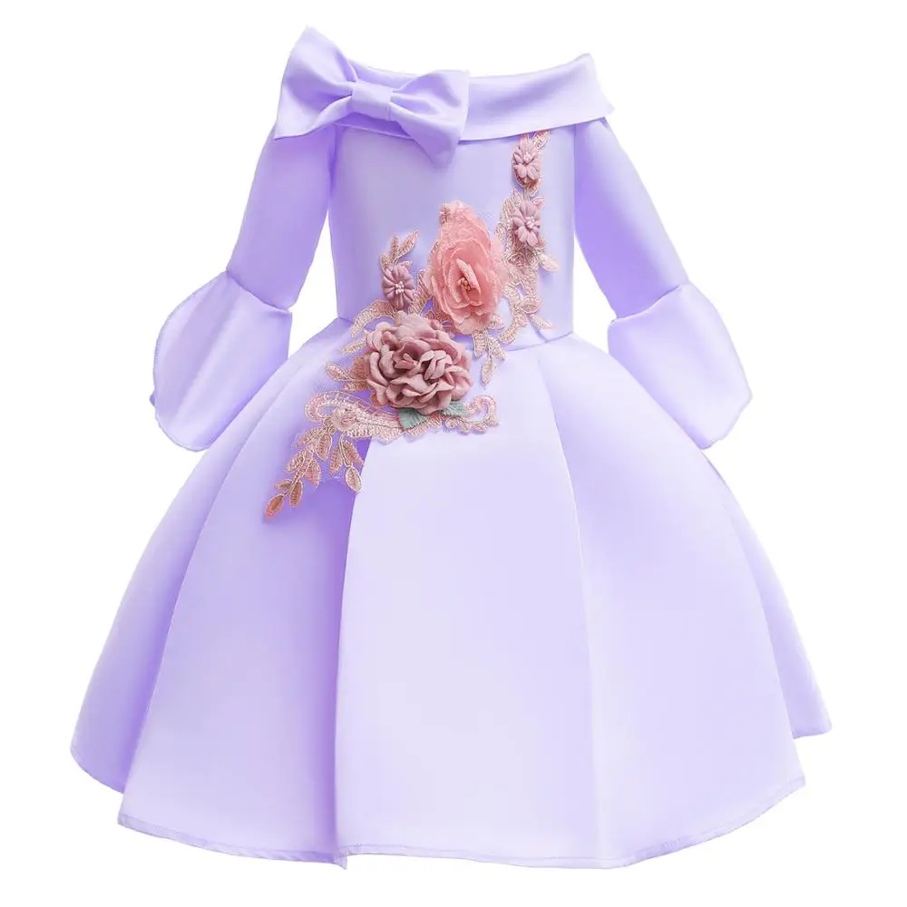 

baby girl long sleeve princess girl dress, Support customization