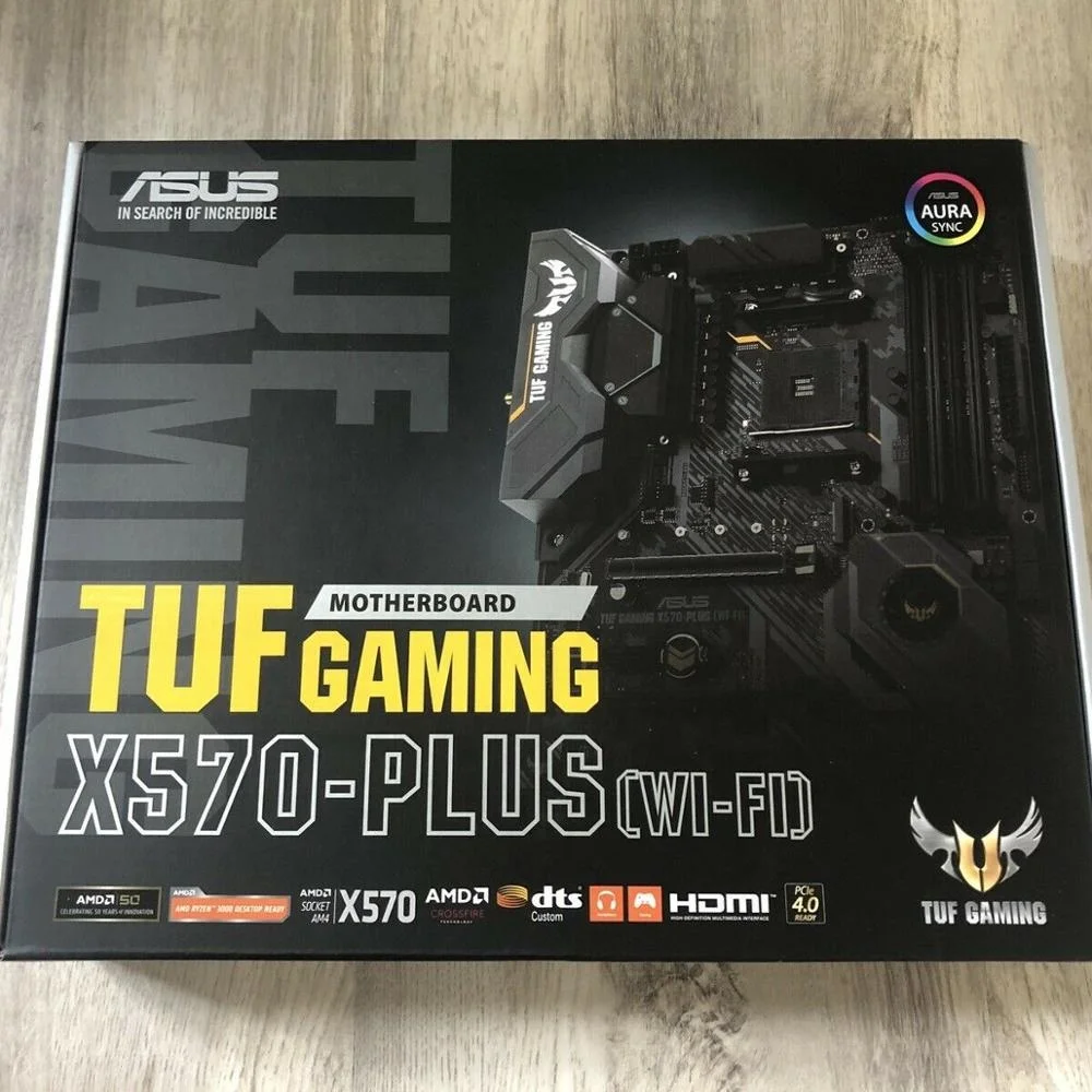 Factory Brand New Sealed Asus Tuf Gaming X570 Plus Wi Fi Dual M 2 Pcie 4 0 Amd Am4 Atx Motherboard Buy Other Tools Motherboard Product On Alibaba Com