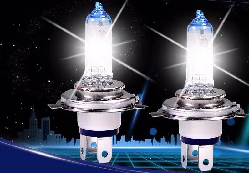 工厂价格 6000k 氙气现货卤素大灯白色雾灯车灯 55w 灯泡 h7