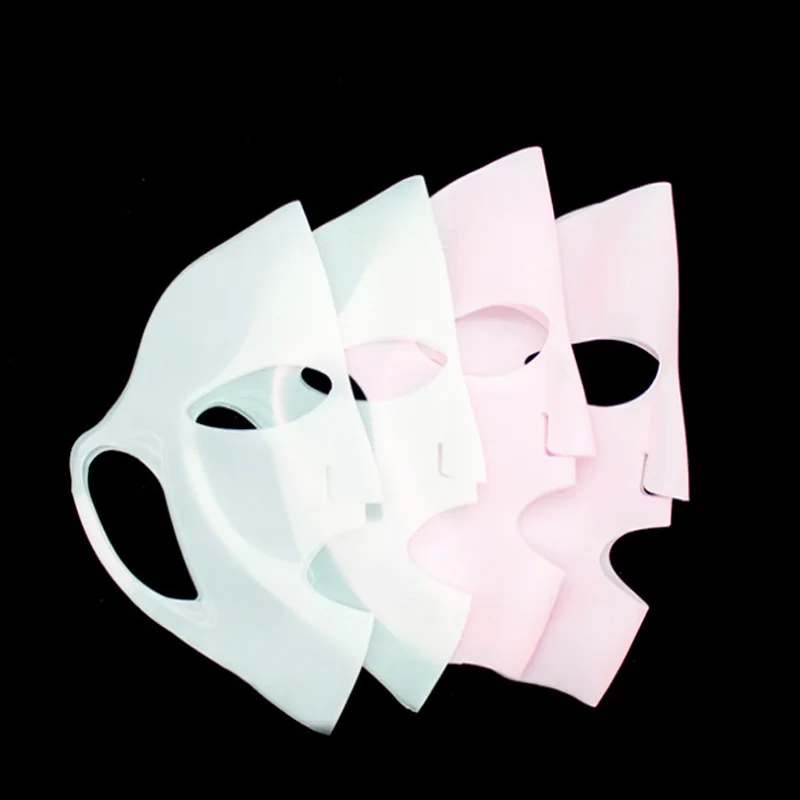 

Wholesale Beauty Promotion Eco-friendly Reusable Silicone Facial Mask Face Cover, White