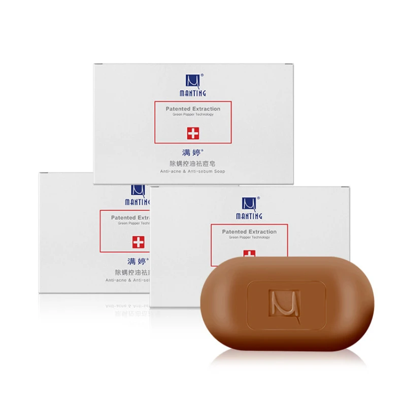 

Wholesale natural press handmade organic anti-bacterial ance essential oil beauty soap, White