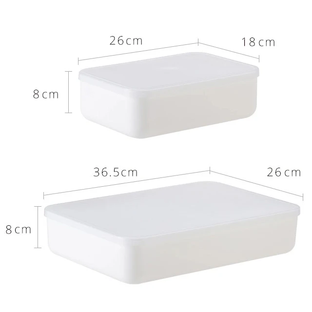 

Multifunction Stackable Plastic Storage Bins Flat Sundries underwear Storage Box With Lid Handle