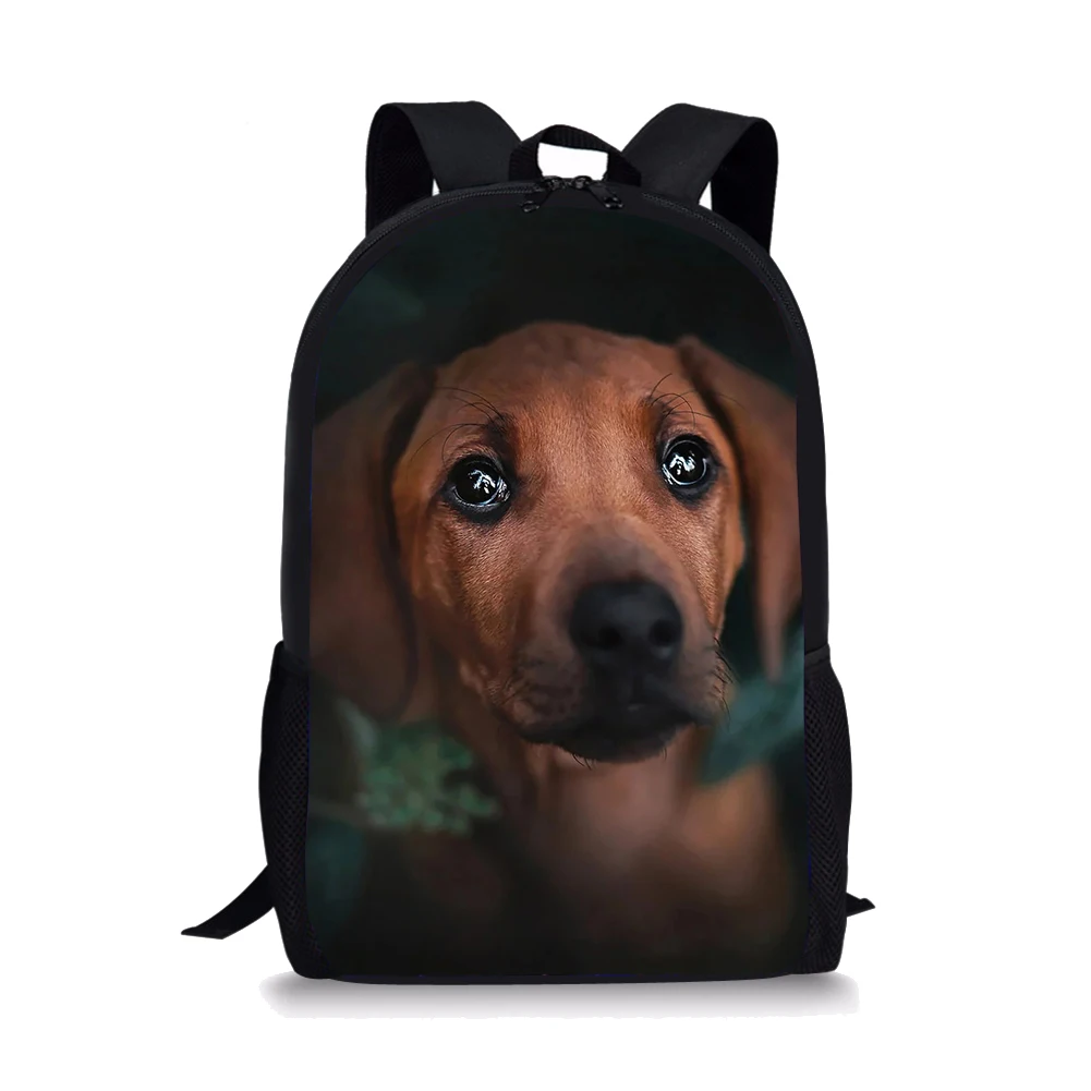 

Wood with Dogs Printing School Bag forBoys Girl School Backpack Satchel Kids Book Bag Mochila, Customized color,printable