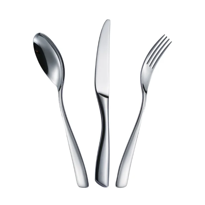 

304 Stainless Steel Cutlery Set Wedding Houseware Silverware, Silver