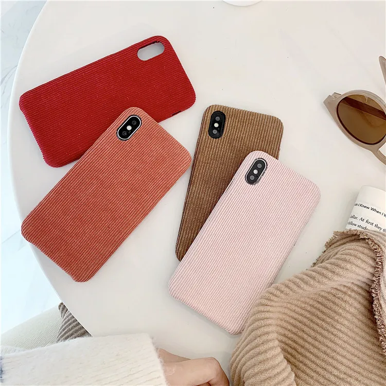 

New Women Girly Fashion TPU Plush Cell Phone Case For Iphone 12 11 Pro Max X Xr XS Max 6 78
