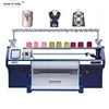 High speed computer flat bed knitting machine