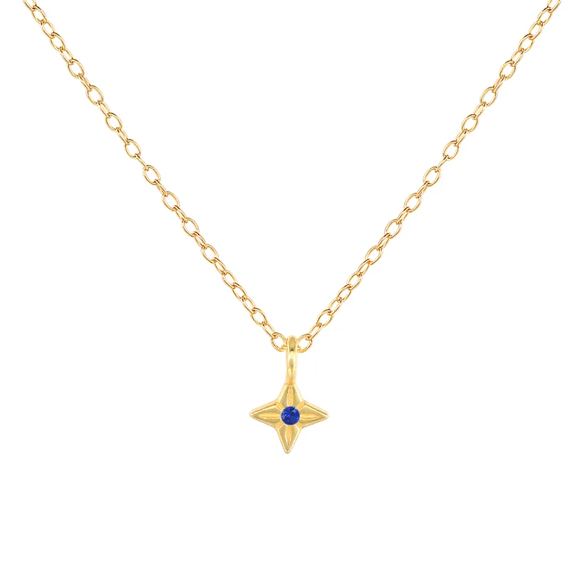 

CANNER 925 Sterling Silver Stars Necklace Zircon Star Pendant Star Personality Jewelry Necklace