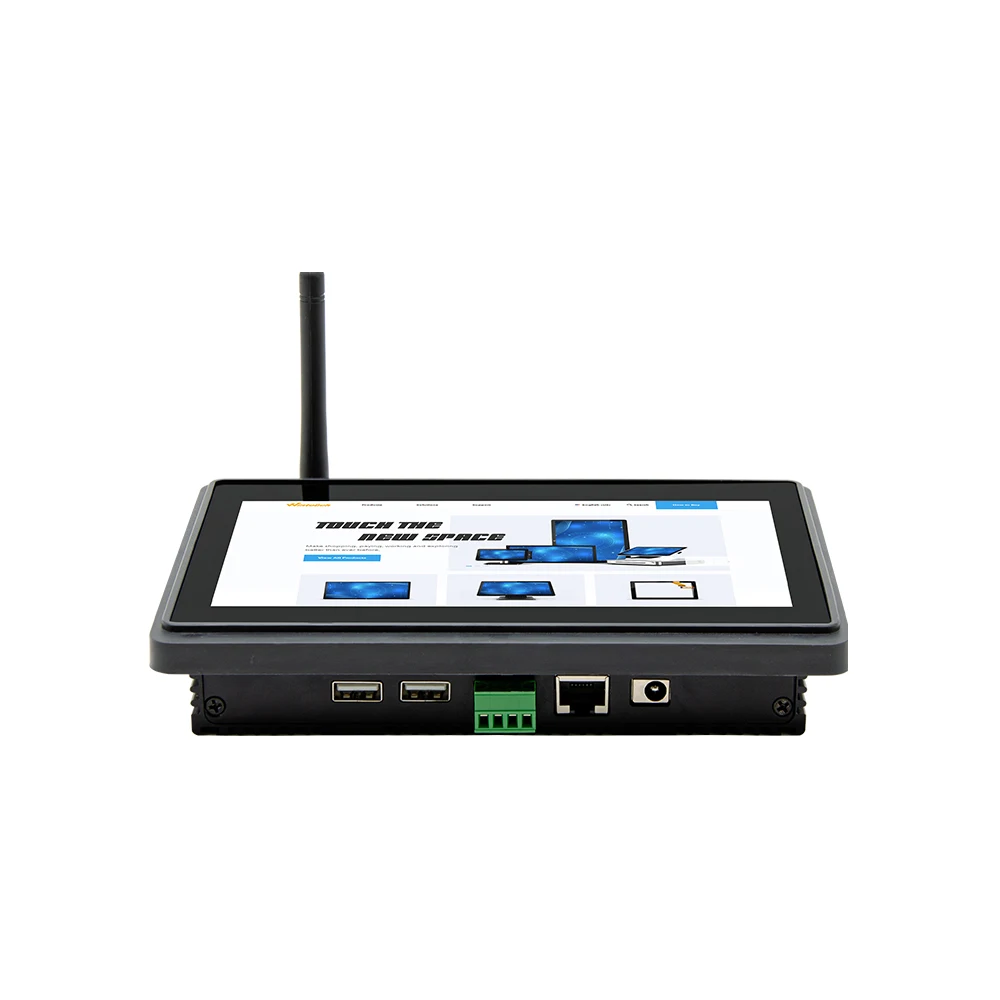 

7 inch New Premium USB touch screen industrial fanless mini pc/all in one express cabinet computer aircraft