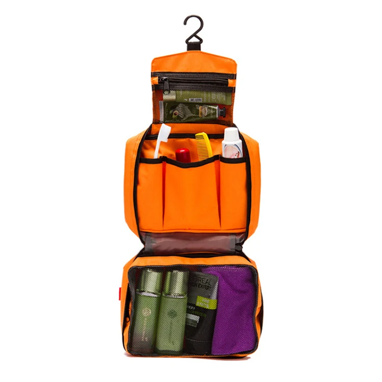 

Multifunctional Letter Printing Travel wash bag can be hung Waterproof Cosmetic Storage Bag
