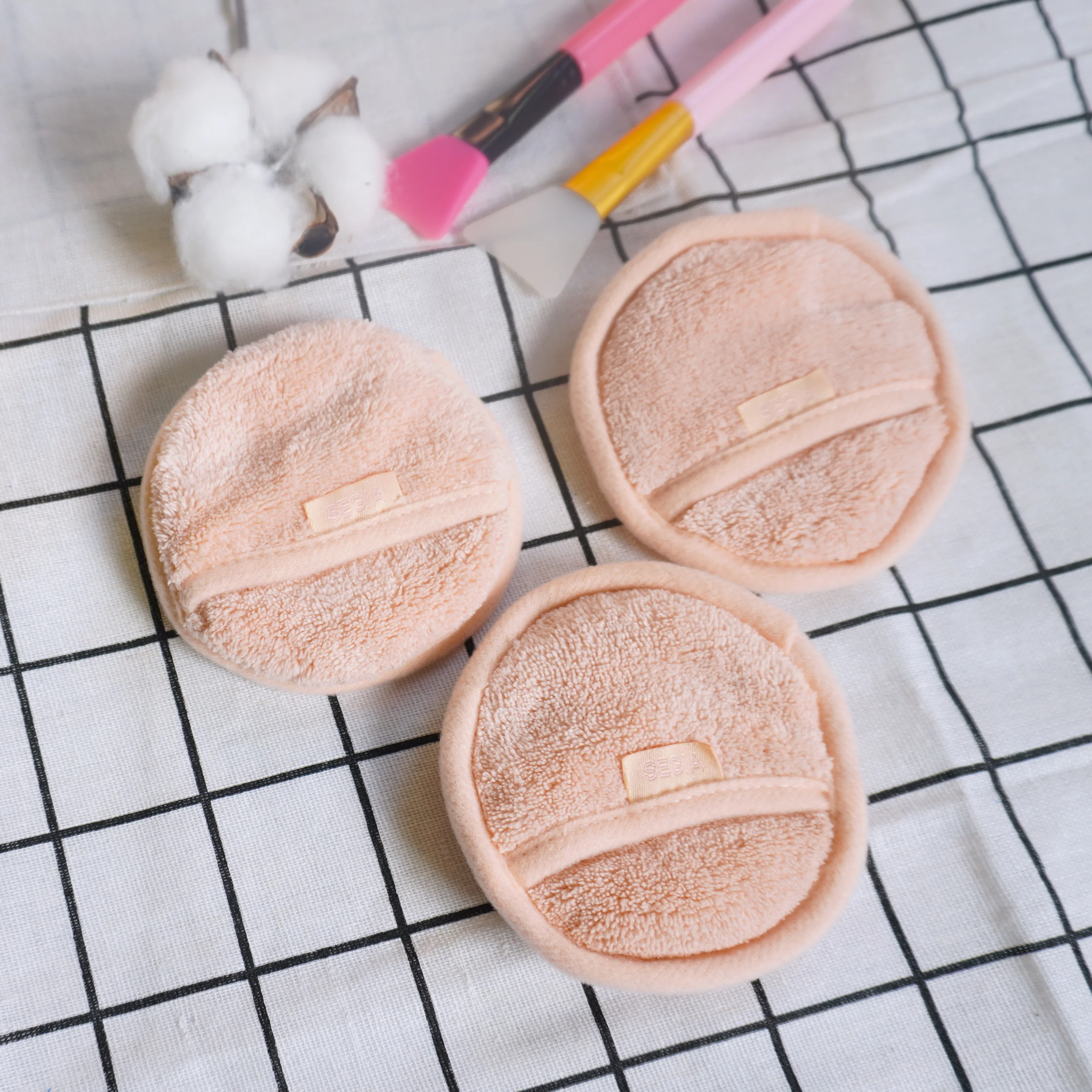 

face wash eco friendly custom logo makeup remover wipes pads, Customized color