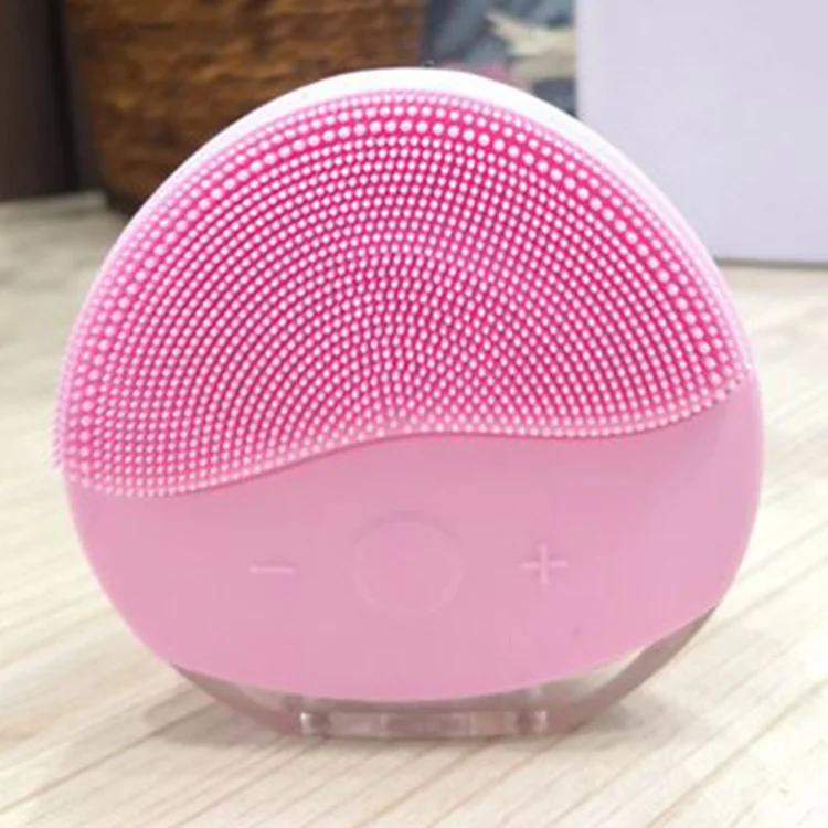 

Wireless charging Two Speed Electric Facial Brush Strength Electric Cleansing Brush, Pink,light green