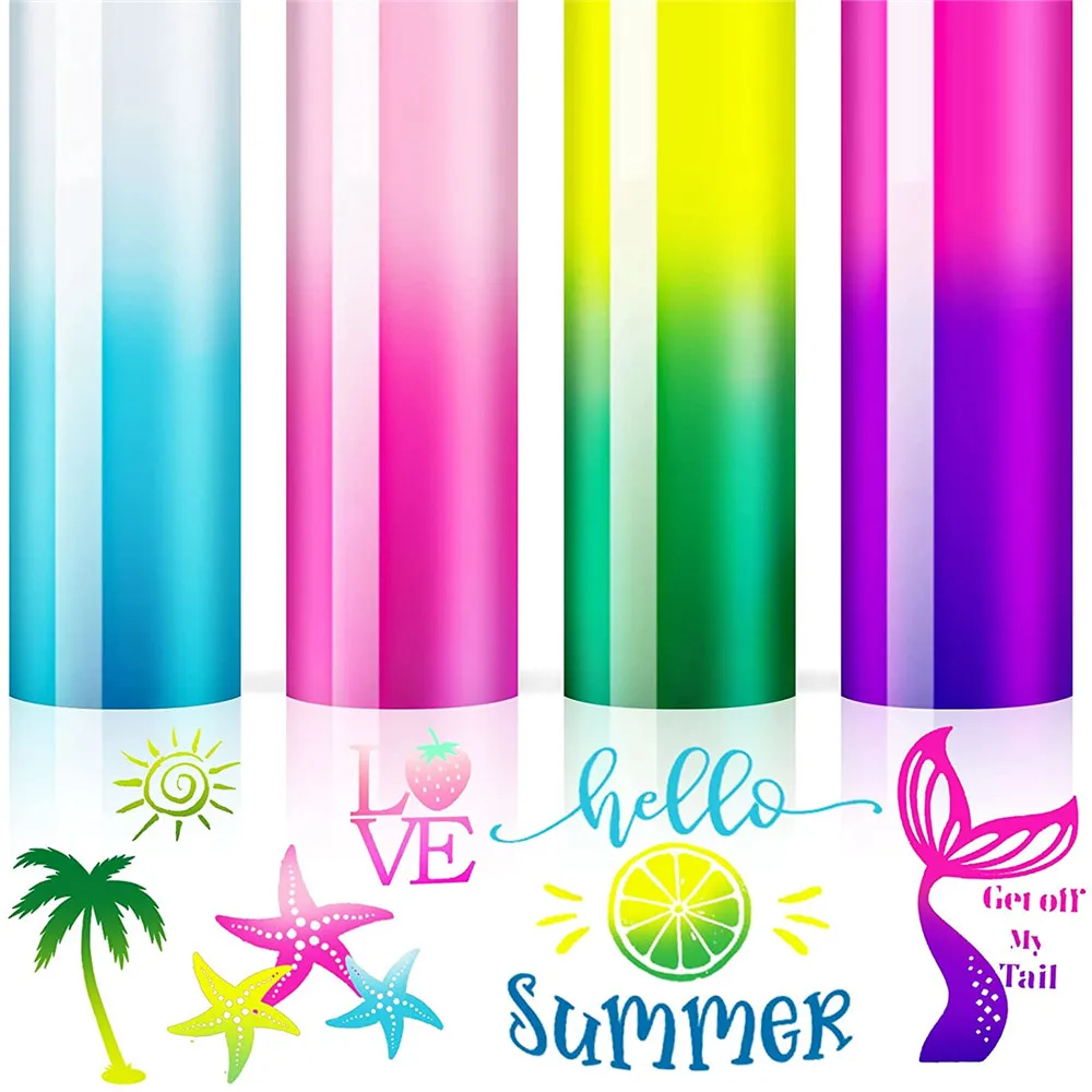 

New Fashion Temperature Sensitive Color Change Purple to Blue Heat Transfer film