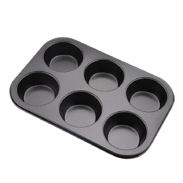 Details about   6-Cup Non-Stick Cake Mold Baking Cupcake Tray Pan Kitchen DIY Bakeware Tool 