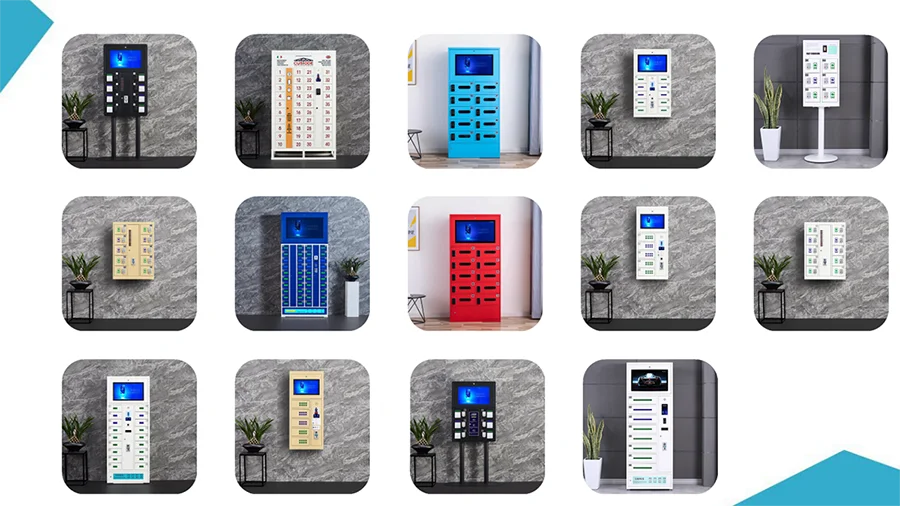 airport charging station for multiple devices