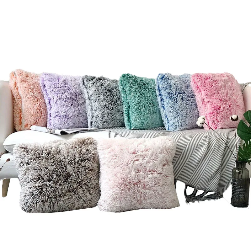 Venta al por mayor cojines de pelo largo de colores Compre Venta al por mayor funda cojin colores Compre online los