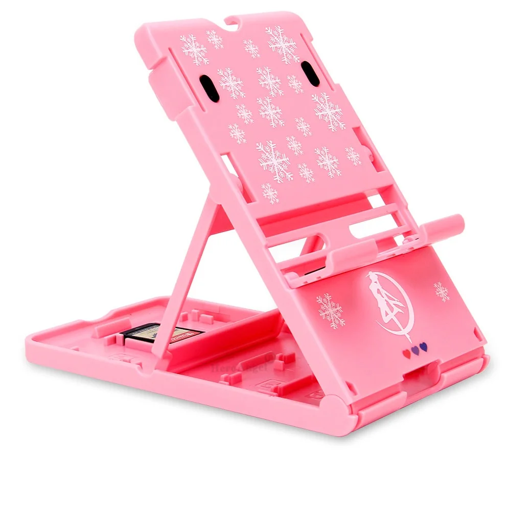 

Pink girl Best Quality Adjustable Play Stand Holder For Nintendo Console Switch Host Bracket With Game Card Slot Dropshipping