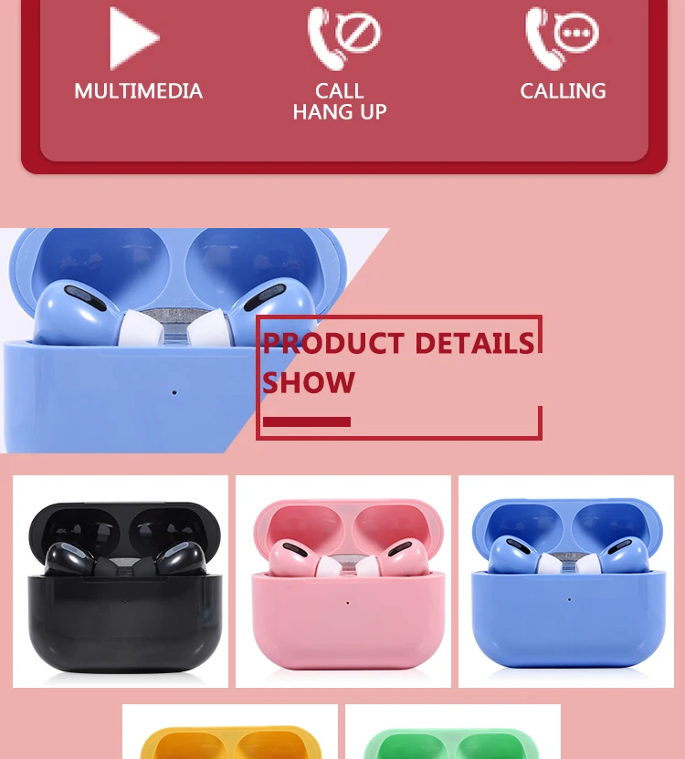 2020 best price tws noise cancel AP3 bluetooth wireless appled airpodings earphone earbuds air pro 3 airbuds pods pro earpod - ANKUX.COM