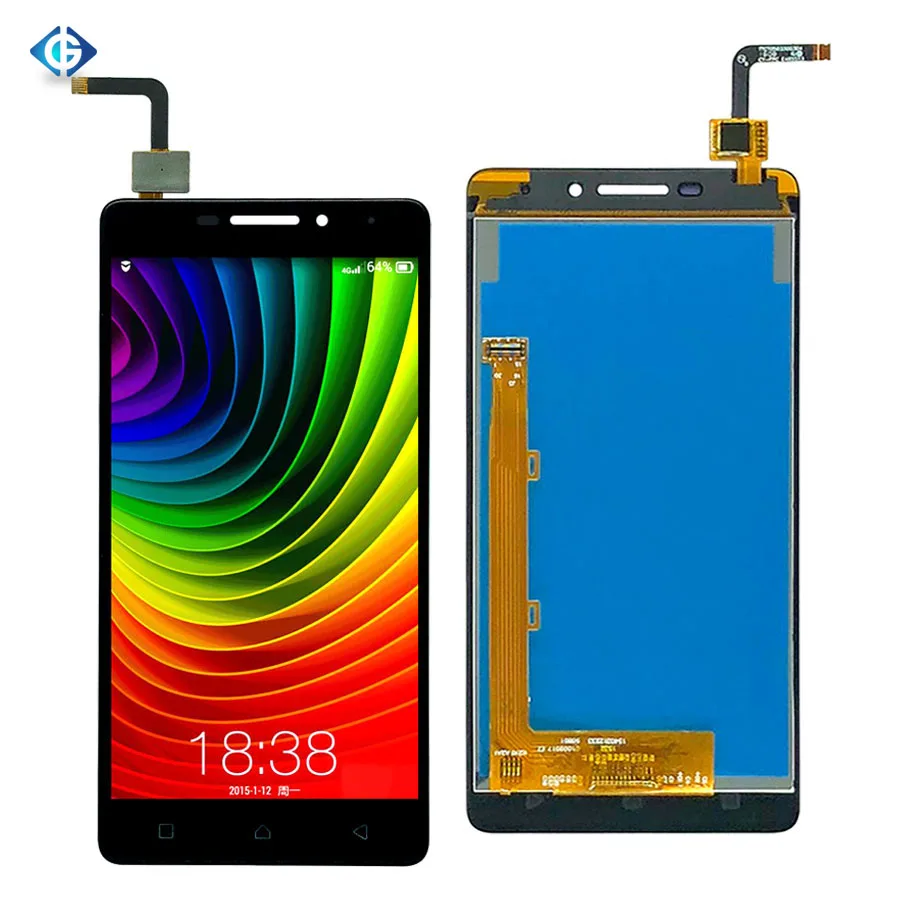 

LCD for Lenovo Vibe P1M Screen with Touch Digitizer Complete for Lenovo P1M Display, Black white