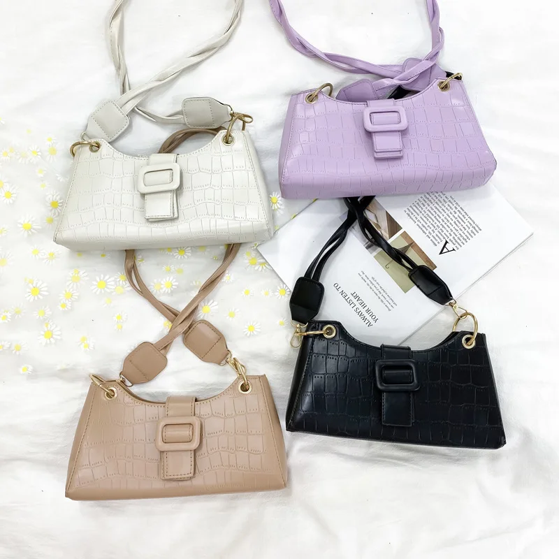 

Women's bag 2021 autumn new western style shoulder bag Korean version pu fashion texture messenger bag