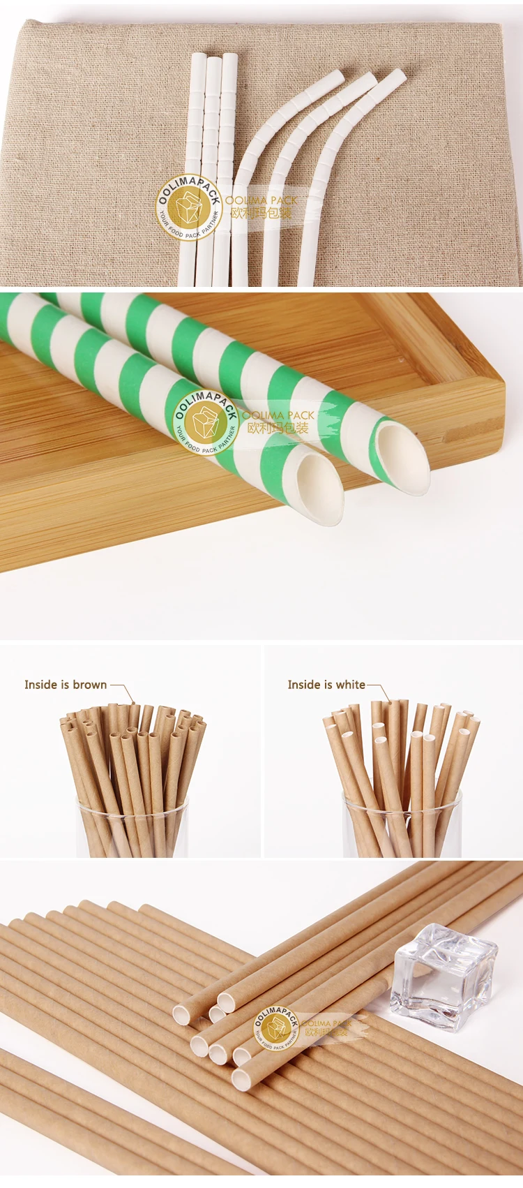 Biodegradable Paper Drinking Straw Recycled Disposable Individually Packaged Paper Straw Buy