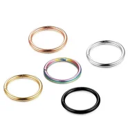 

Gaby G23 Titanium 20G, 18G, 16G, 14G, 12G, 10G, 8G Hinged Seamless Segment Ring Body Piercing