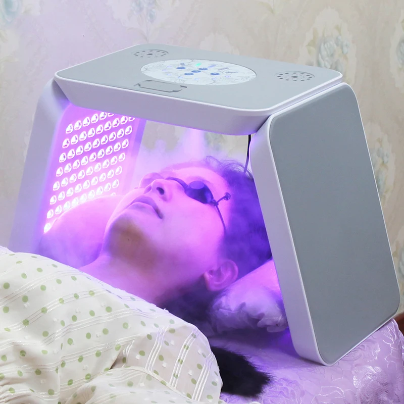 

2022 Hot Sales 7 Color Spray Spectrometers Facial Care Skin Rejuvenation PDT LED Light Therapy Machine, White