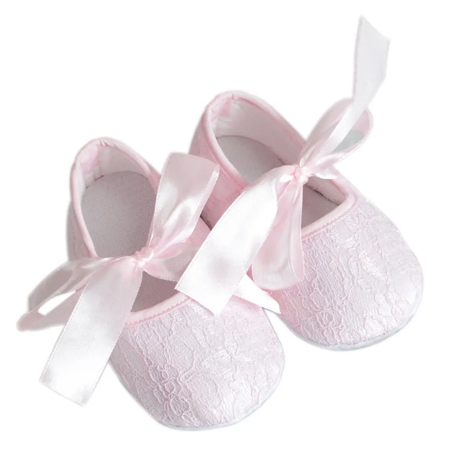 
Hot sale cheap soft baby shoes lovely lace shoes for infant girls 
