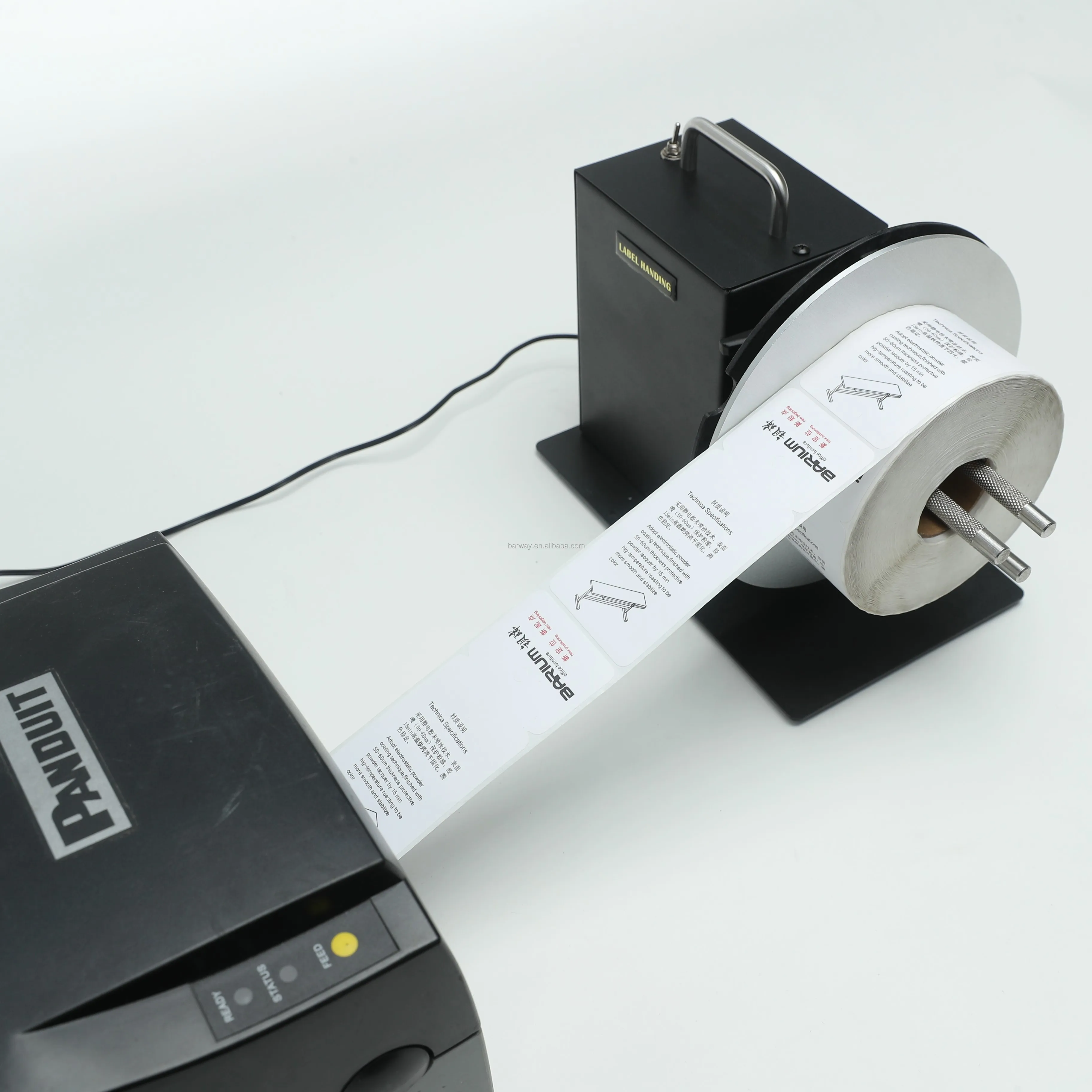 Textile Care Label Satin Ribbon Barcode Printer Machine Label Rewinder Buy Shuttle Rewinding
